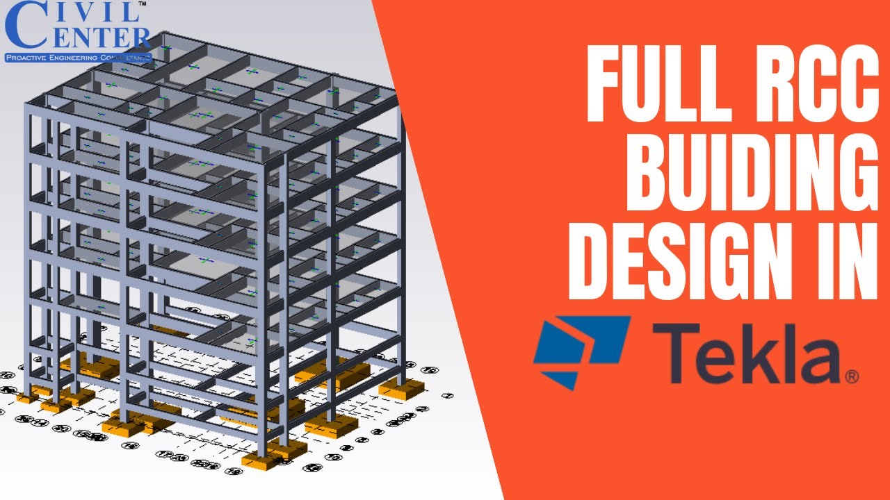 Tekla Structural Designer Tutorial || Complete RCC Building Design