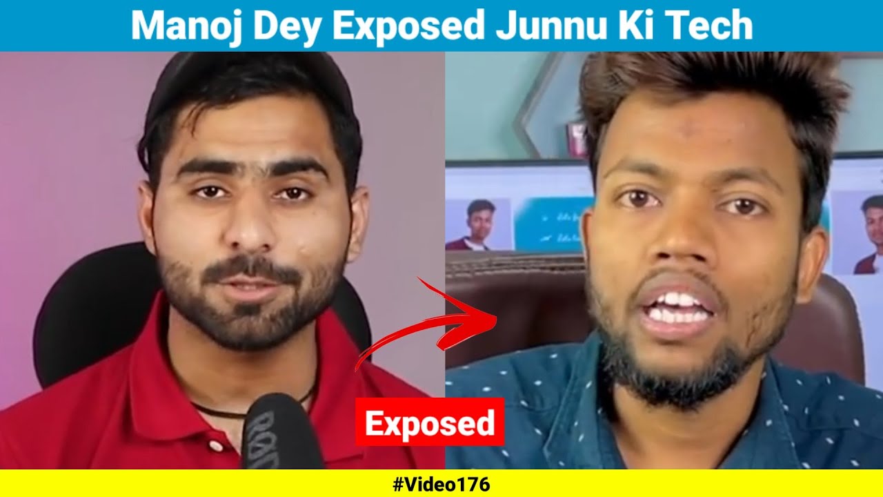 Manoj Dey Exposed Junnu Ki Tech | #manojdey #junnukitech #exposed #shorts #youtubeshorts