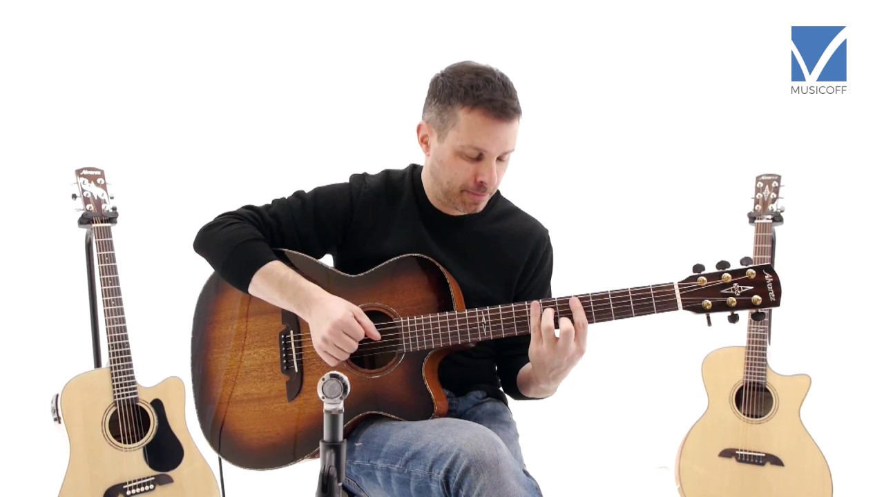 Alvarez MFA66CE Acoustic Guitar Video Test