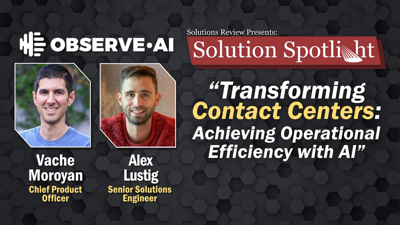 Transforming Contact Centers: Achieving Operational Efficiency with AI | with@ObserveAI