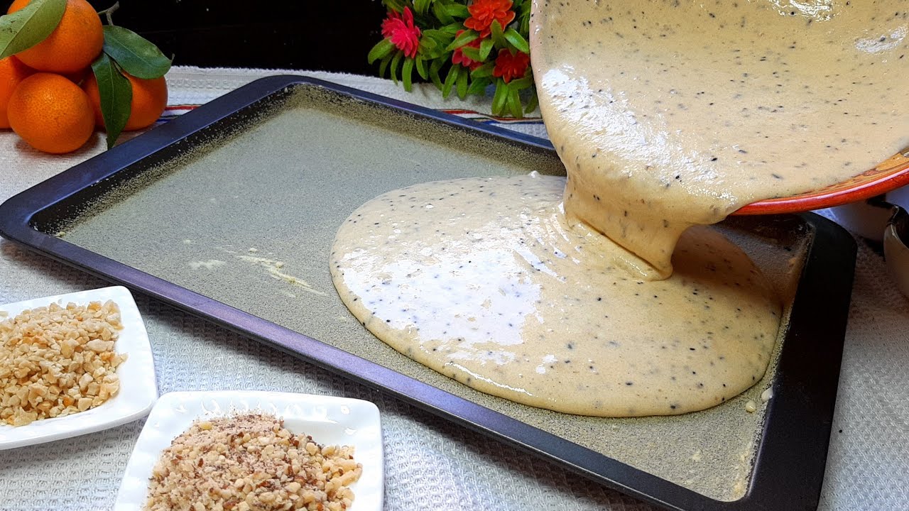 مستحيل متجربيهاش أحسن من الحرشة❗بدون حليب بكأس الا ربع سميد هشيشة معلكة لذيذة😋 بسبوسة كيك