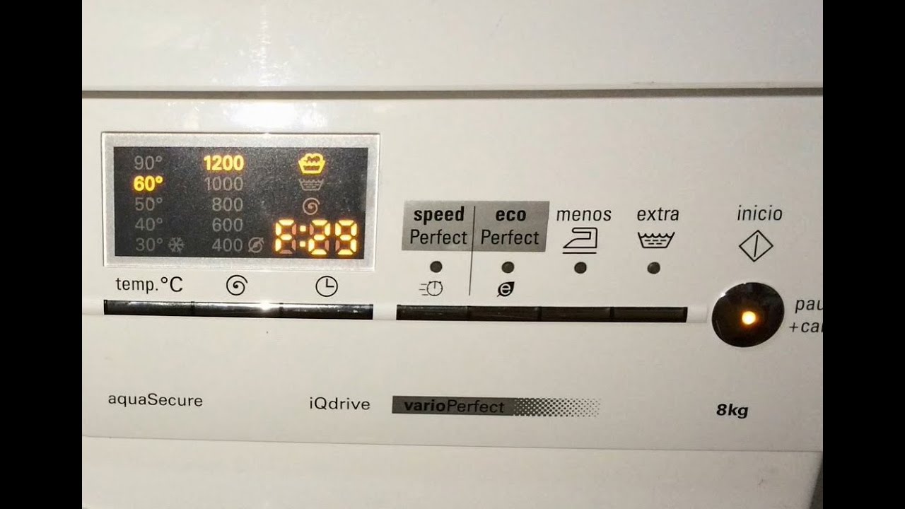 Error F29 – Avería lavadora Siemens, Solución.[Fault washing machine, Solution]