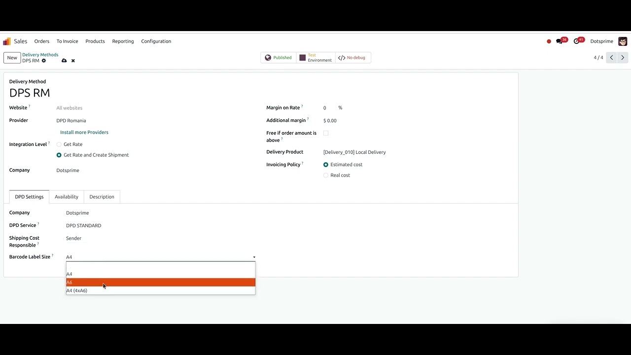 DPD Romania &ndash; Odoo Integration | DPD Romania Odoo Shipping Integration