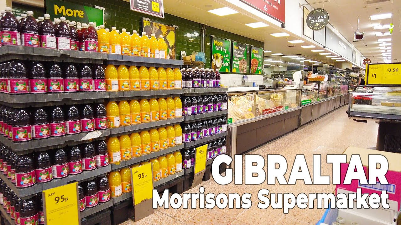 Inside Gibraltar’s Morrisons Supermarket: Great for Budget Travelers