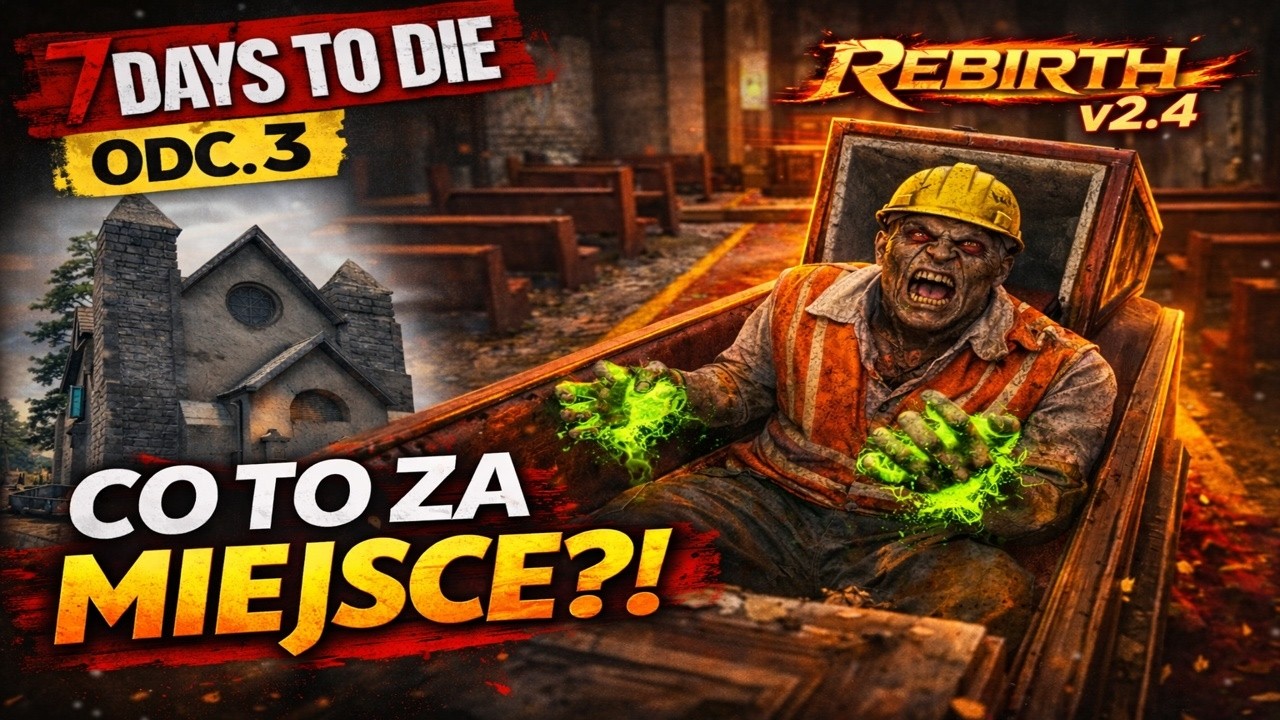 Ten KOŚCIÓŁ skrywał coś STRASZNEGO… 🧟 7 Days to Die #3