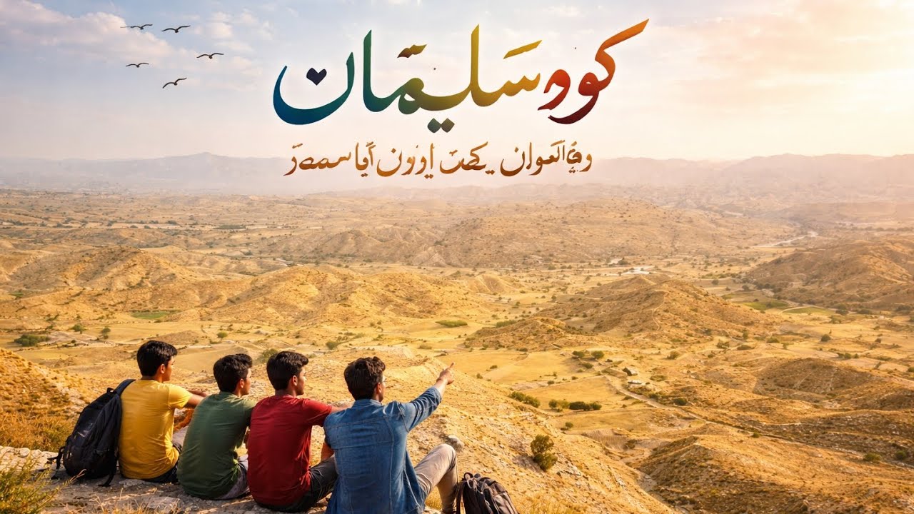 کوہ سلیمان خوبصورت علاقہ دوستوں کے ساتھ 🥀⛰️