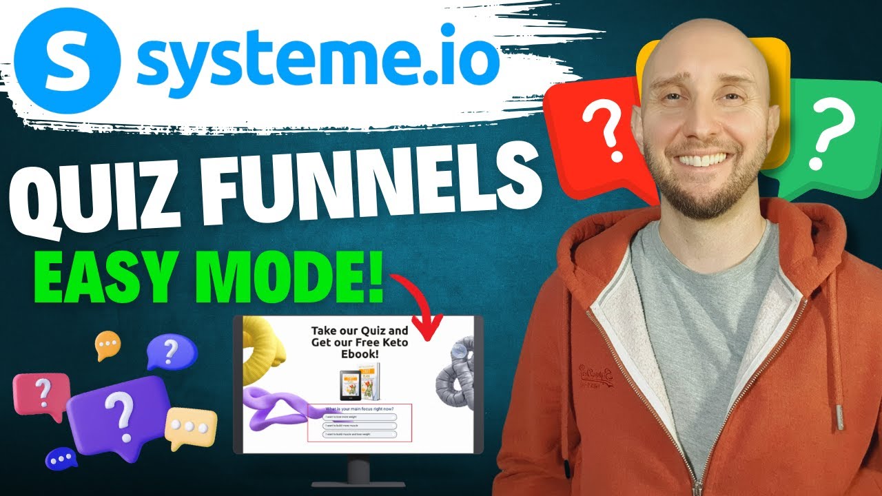 💥 How To Build a Quiz Funnel On Systeme.io A-Z Tutorial (+ Email Segmentation Based On Answers) 💥