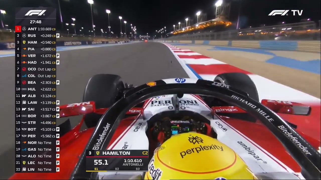 Lewis Hamilton Onboard - 2026 F1 Testing Bahrain