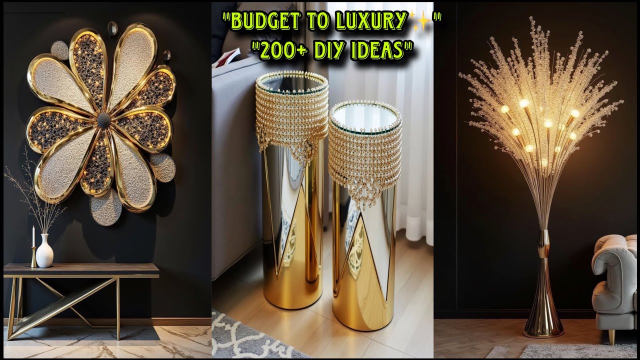 Luxury Home Decor DIYs | 200+ Glam Ideas | Fashion Pixies
