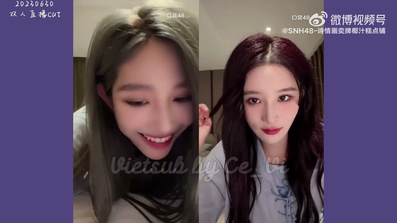 SNH48 [Vietsub] Thi Tình Hoạ Dịch || Zhibo [30.06.2023] 王奕周诗雨 SQHY诗情画奕