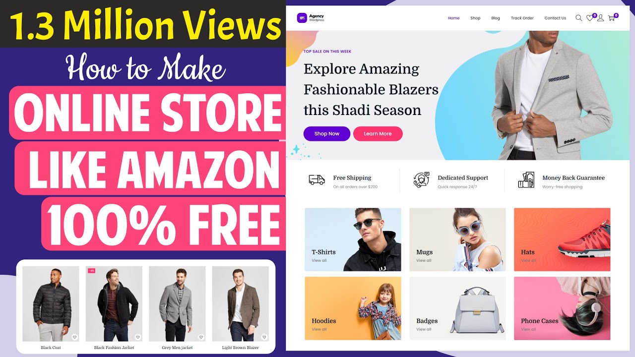 How to Create an eCommerce Website with WordPress FREE – ONLINE STORE 2022