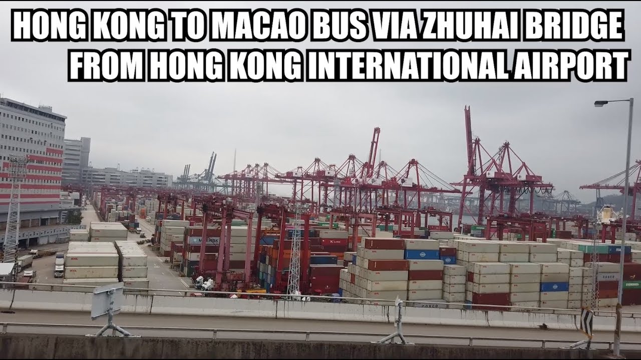 Hong Kong to Macao HZMB Bus from HK Airport