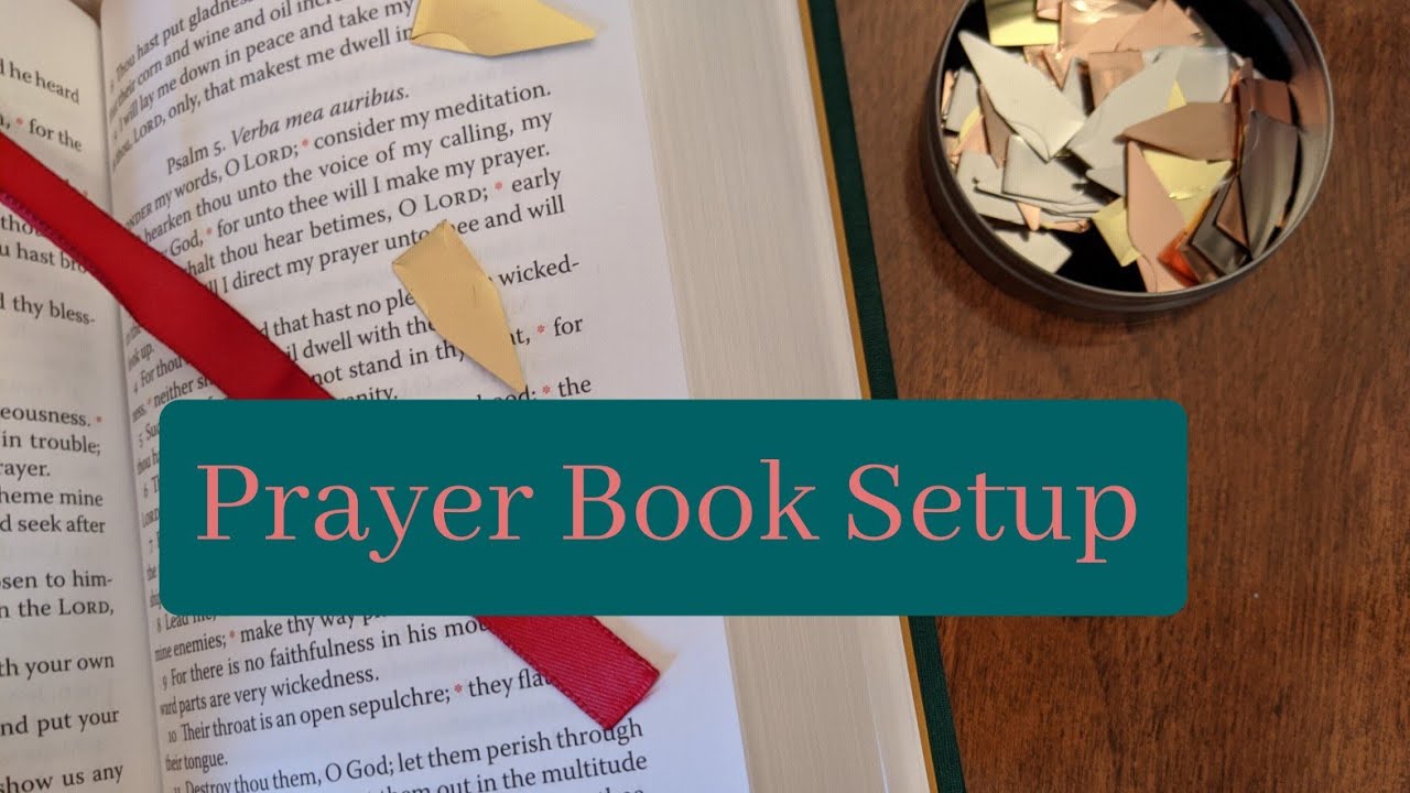 Setting Up my Book of Common Prayer