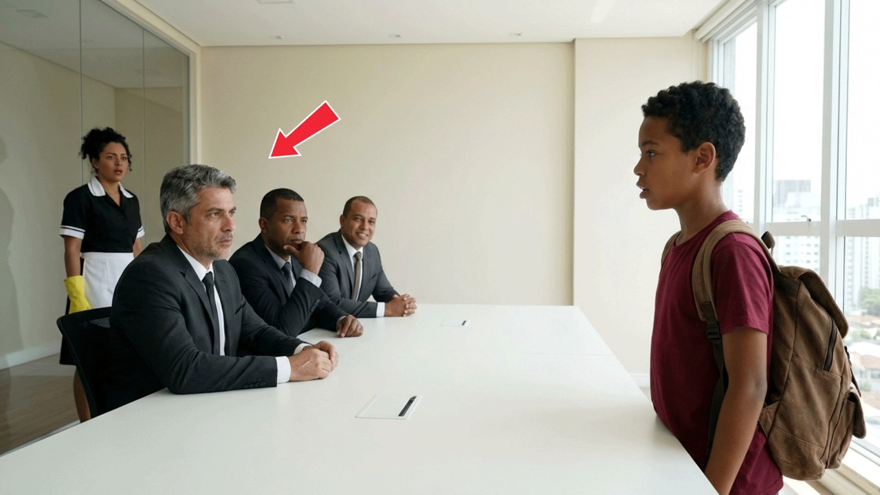 “Eu Falo 7 Idiomas”, Disse o Filho da Faxineira… O CEO Árabe Riu, Mas Congelou ⚡