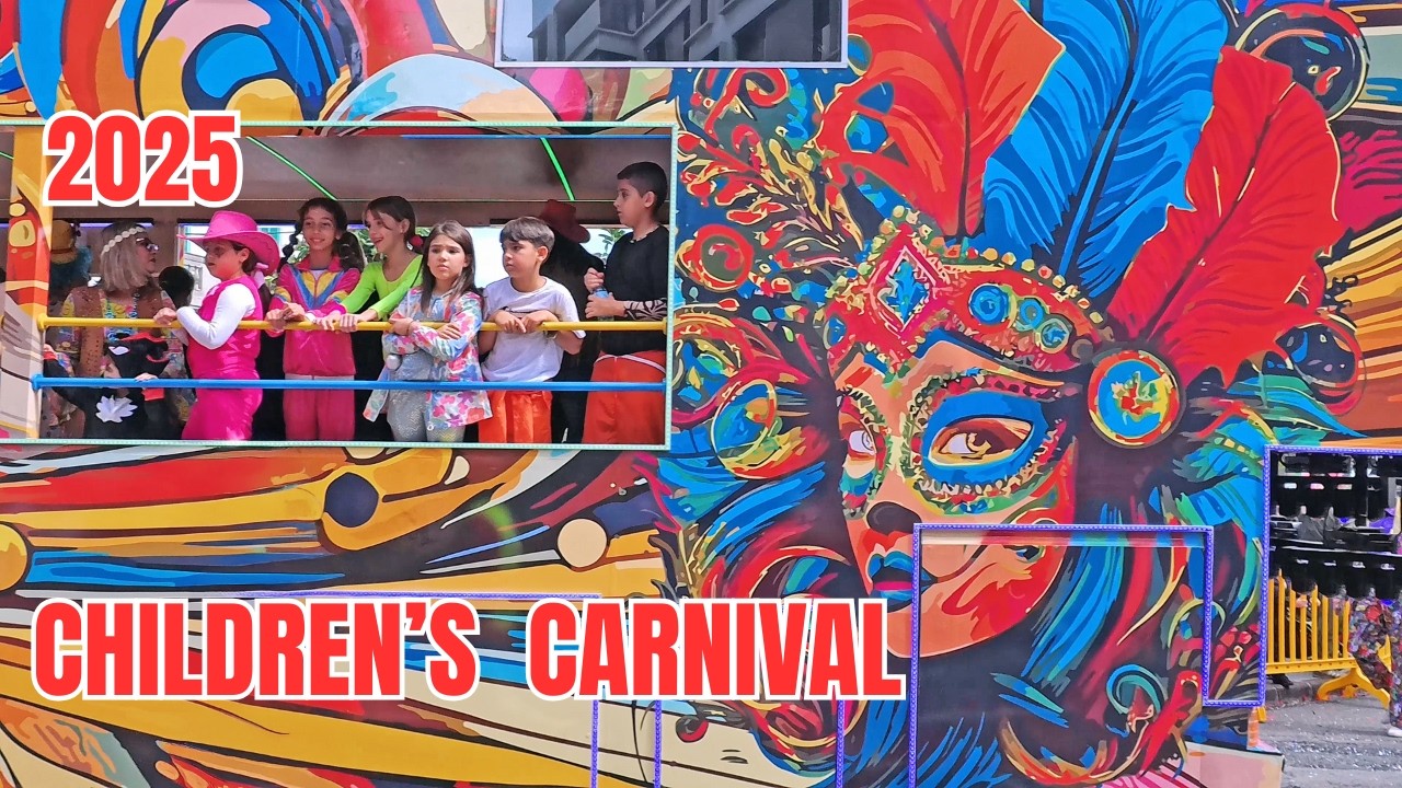 Children's CARNIVAL PARADE 2025, Las Palmas de Gran Canaria, Spain🥳 [4K]