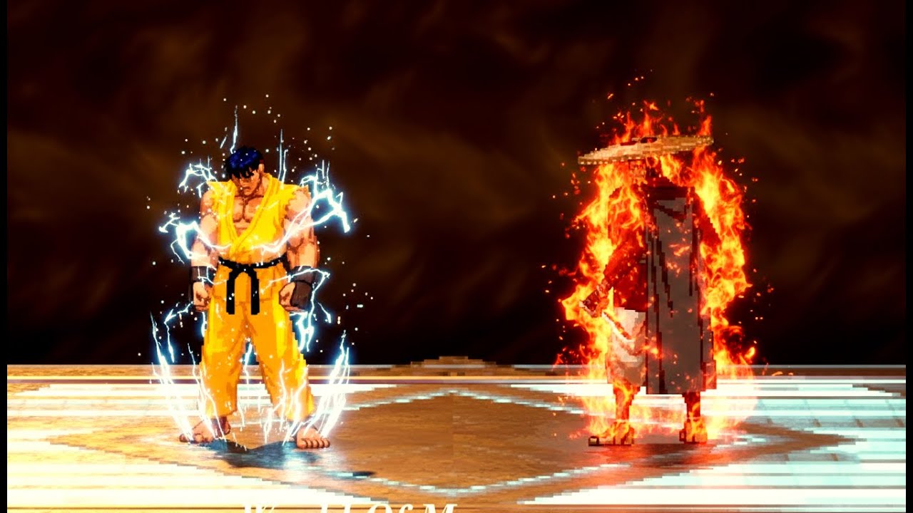 a[Street Fighter Mugens ] ThunderRyu Vs zantetsu Udou