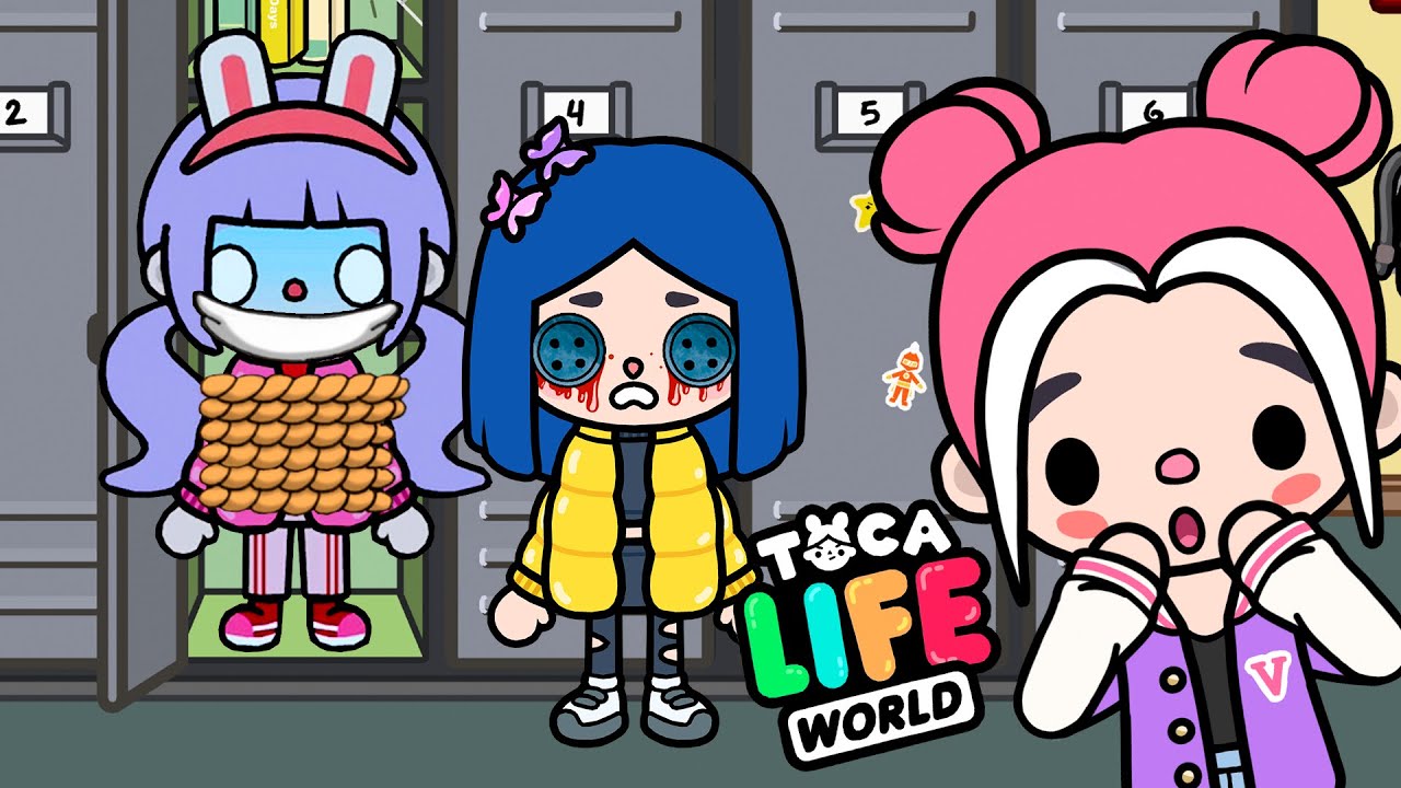 Coraline in Toca Boca All story 😱 Toca Life World