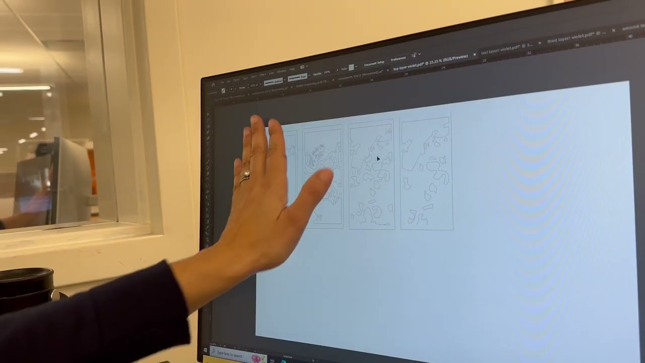 How to Laser Cut using the Epilog Fusion laser cutter from Illustrator Files.