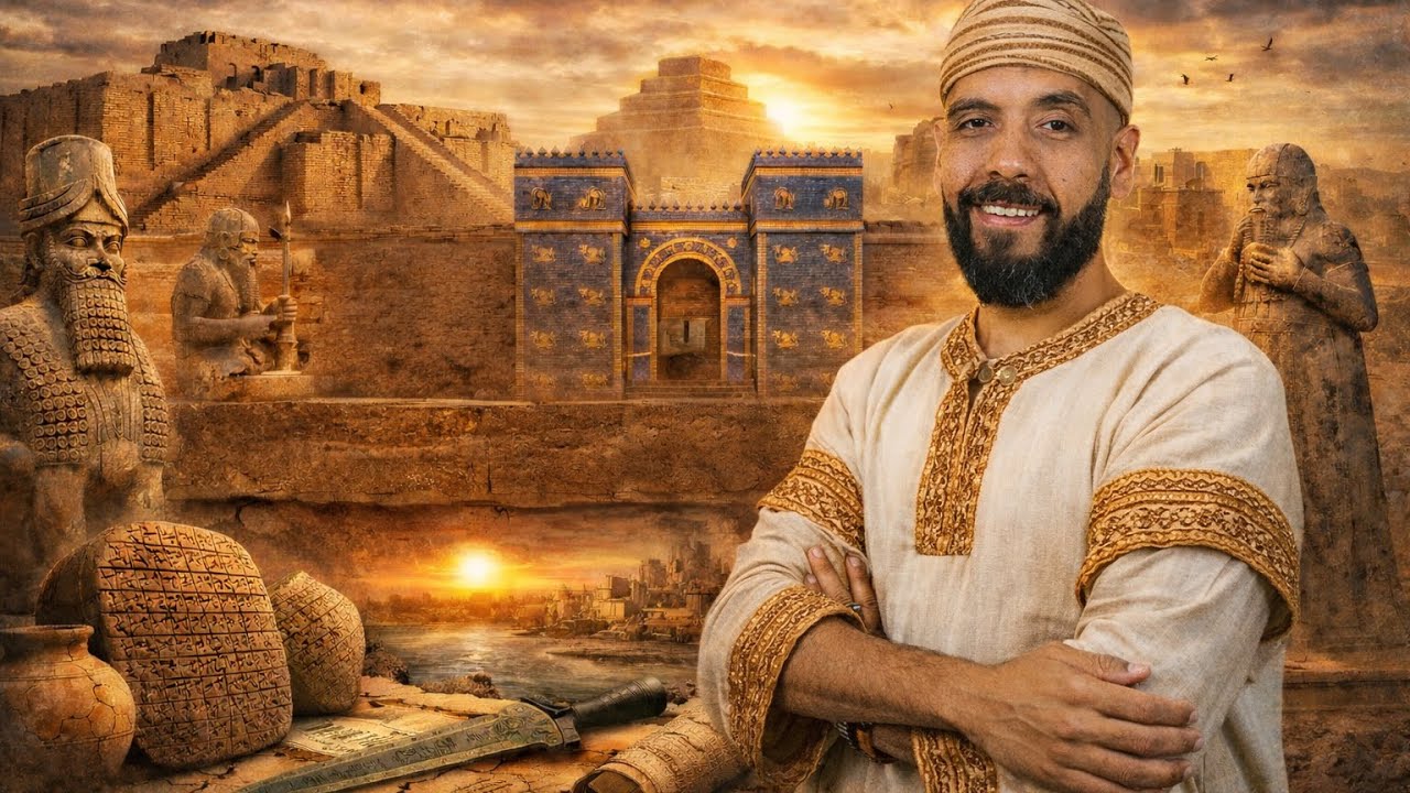 تاريخ الصف الاول الثانوى الجزء الثانى من درس حضاره العراق