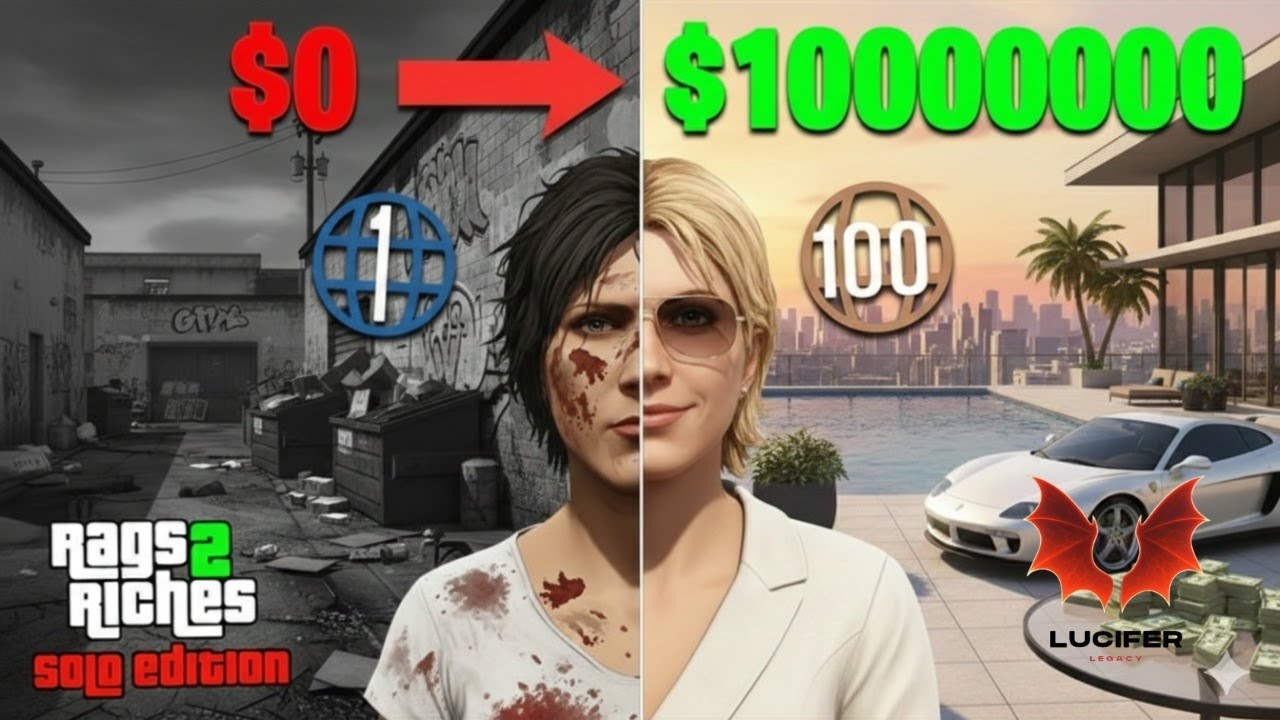 🔴 Live GTA 5 Online | Road to $1 Billion Part 15 | Late Night Live with Lucifer | PS5