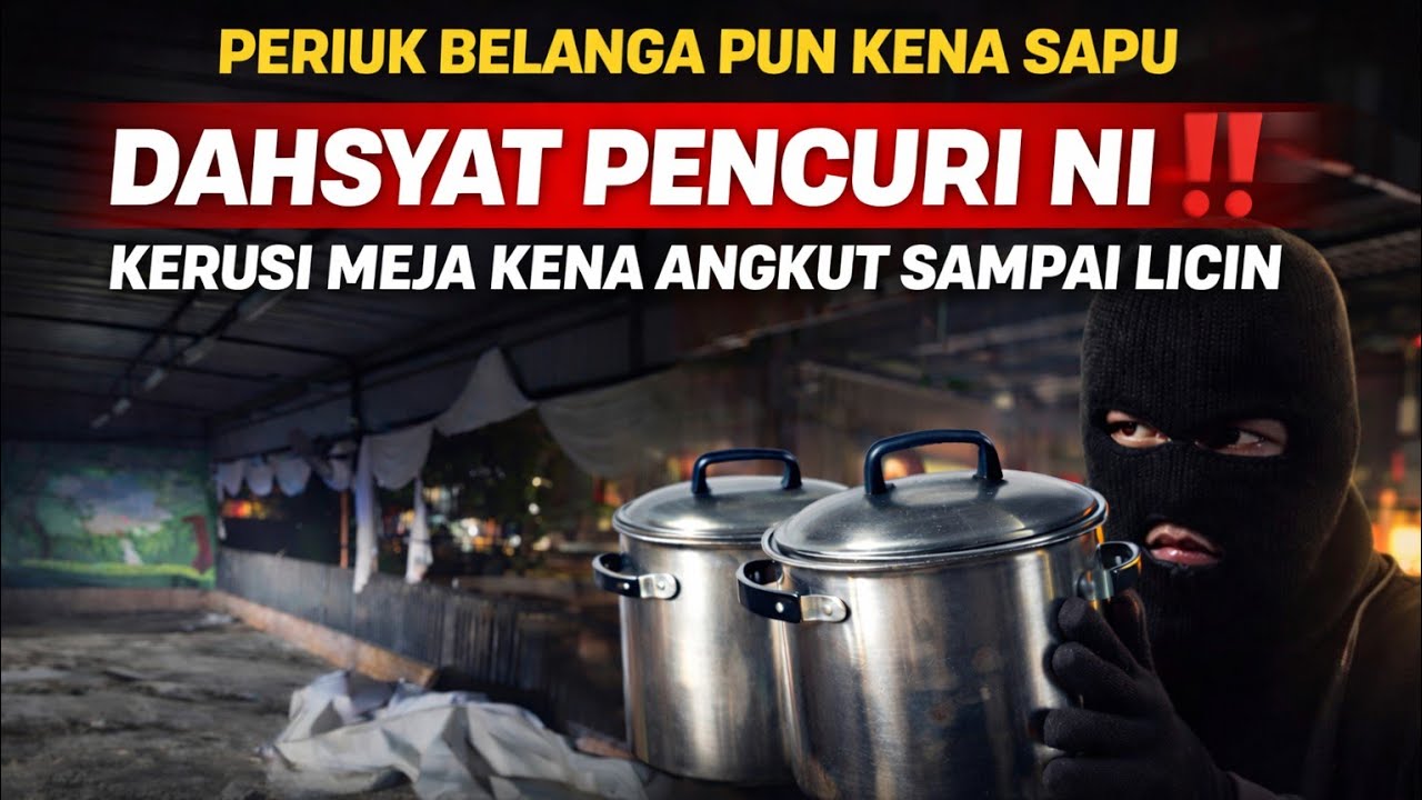 SAMPAI LICIN KENA CURI‼️ PENIAGA KEDAI MAKAN TERKEJUT BARANGAN PERNIAGAAN HILANG DI SUNGAI PETANI 