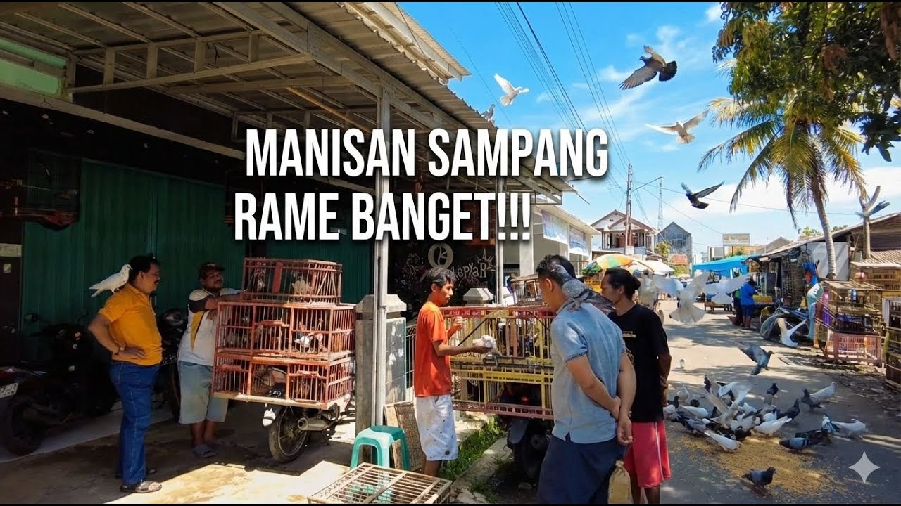 PASAR MANISAN SAMPANG RAME BANGET!!! 