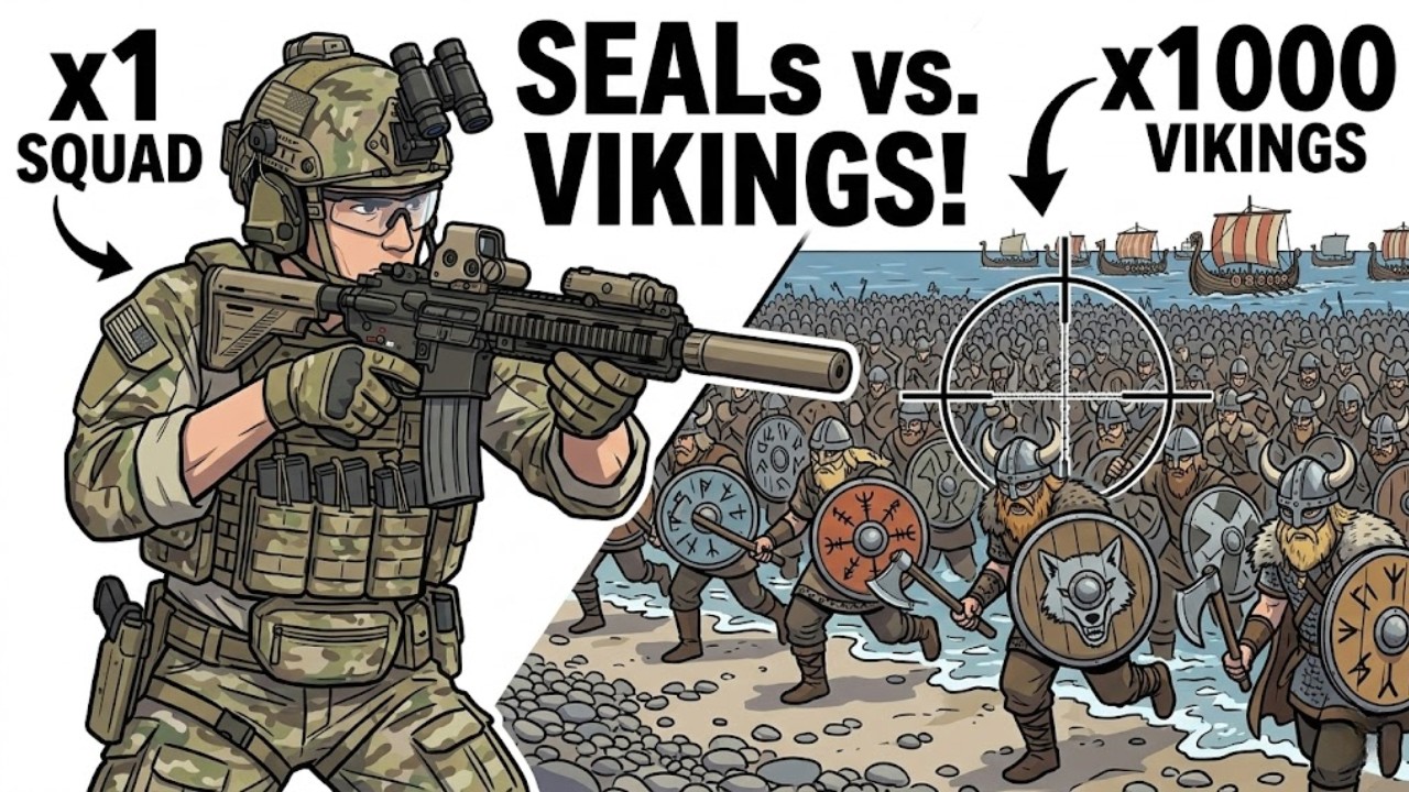 What If a MODERN Navy SEAL Squad Hunted VIKINGS? | Hypothetical Scenario