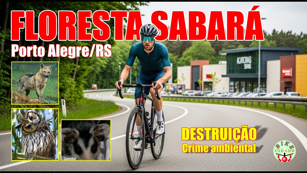 Volta de bike para ver a destruição da Floresta Sabara