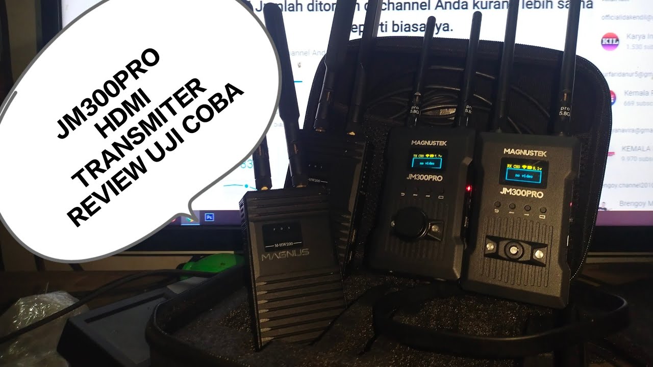 JM300PRO HDMI VIDEO TRANSMITER // Review Test dilapangan