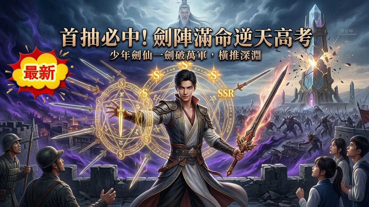 新劇💥《瘋了吧！開局五連金光原地滿命》覺醒唯一隱藏職業劍陣師，神級天賦加身，高考一劍爆機。#ai漫劇   #ai短劇   #逆襲爽文  #短劇 #最新短劇