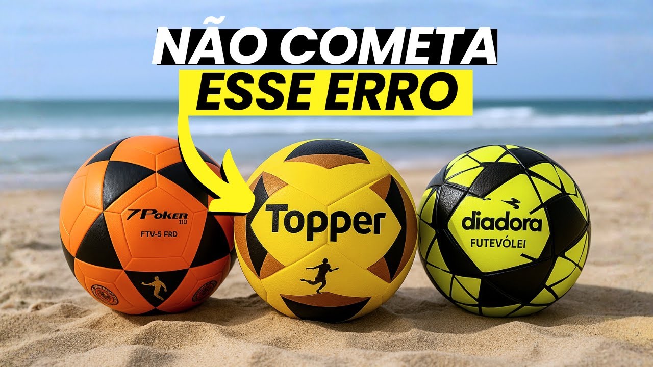 As 5 Melhores Bolas de FUTEVÔLEI em 2025 (Custo-Benefício)