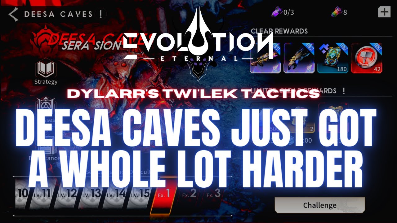 How to Beat the NEW Deesa Caves EX 1 - 3 on AUTO | Eternal Evolution