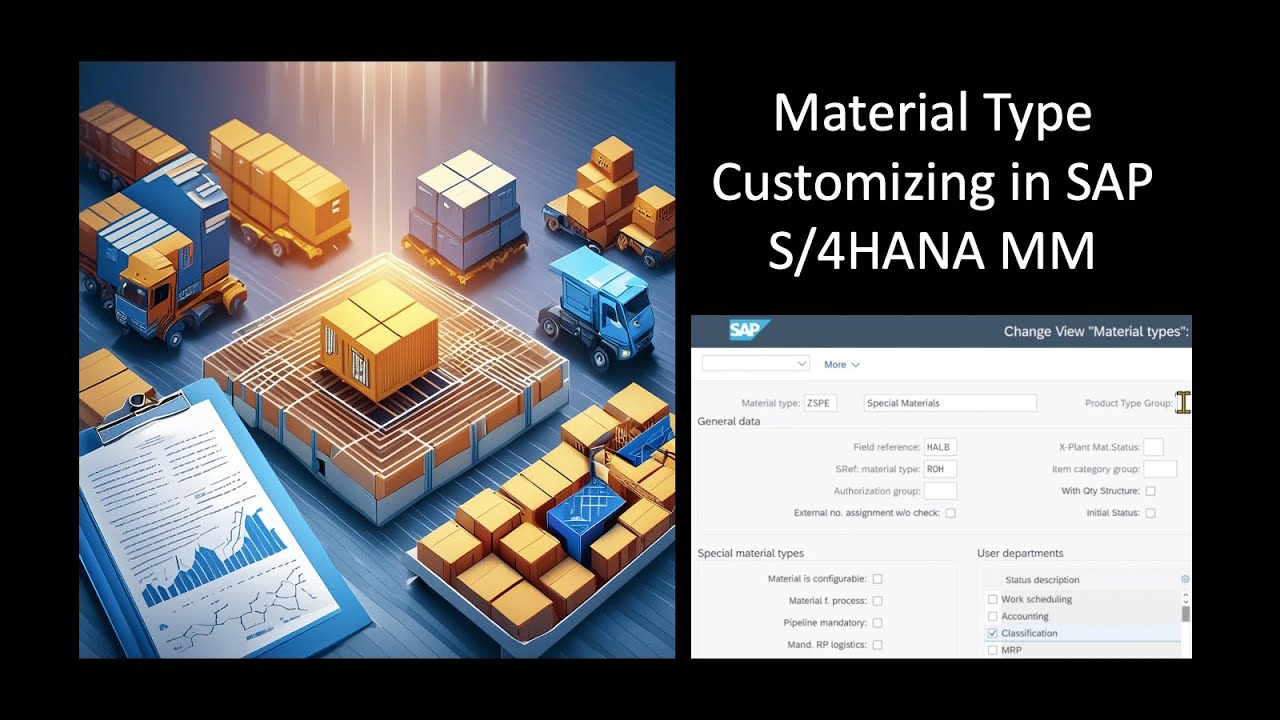 Material Type Customising Tutorial in SAP S/4HANA