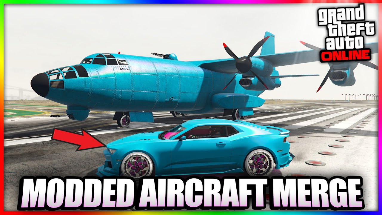 *BRAND NEW* GTA 5 ONLINE MODDED AIRCRAFT MERGE GLITCH HOW TO GET F1 BENNY WHEELS TIRE ON PLANES 1.67