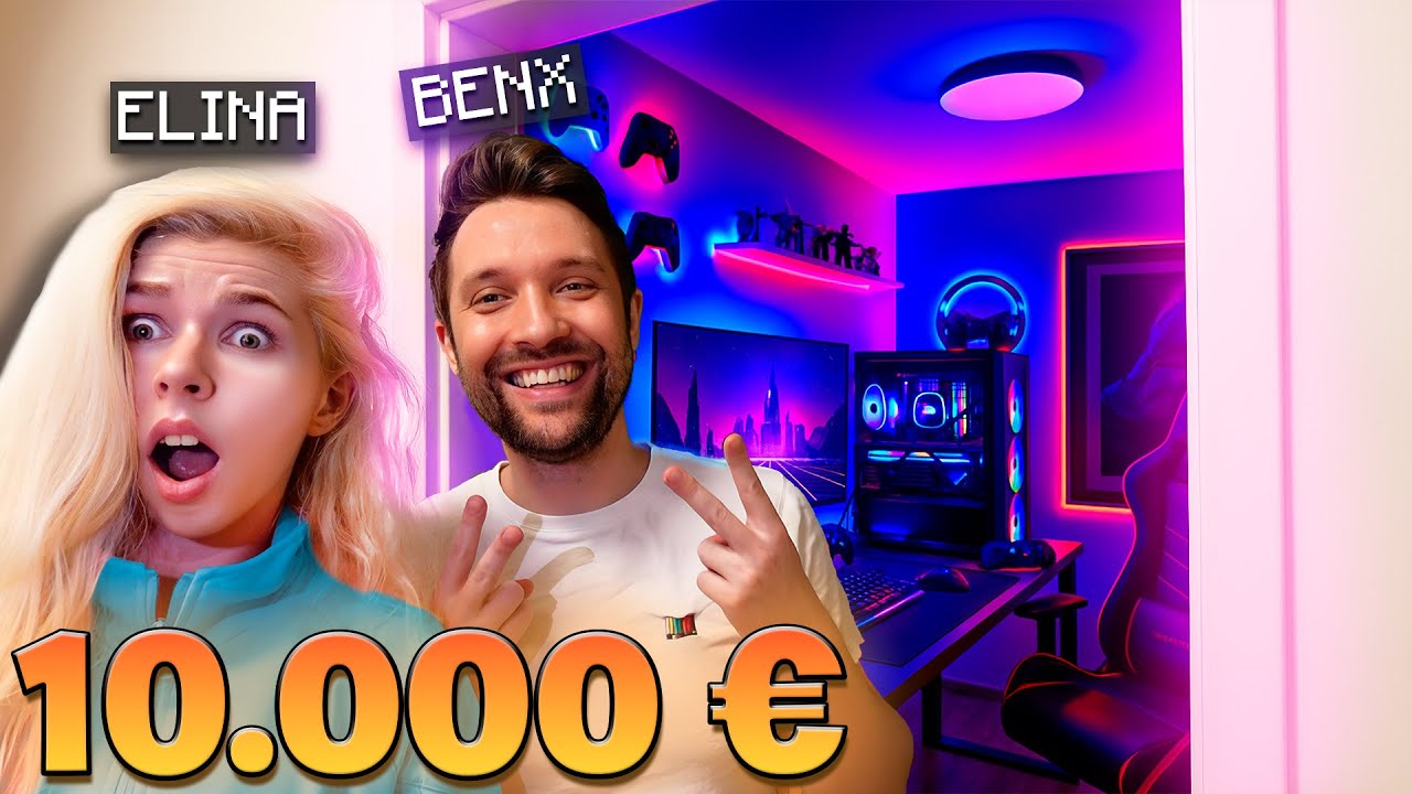 ich BAUE BENX einen 10.000 GEHEIMEN GAMING ROOM (ich bin bei ihm eingebrochen)