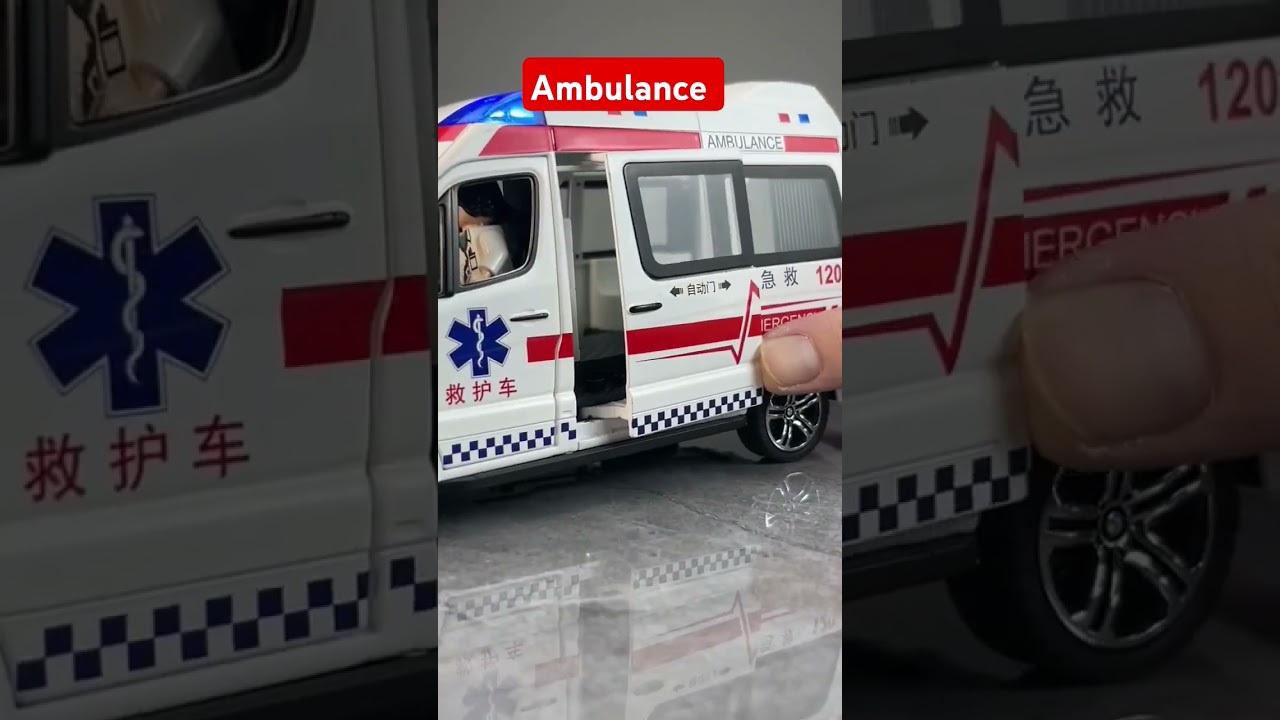 Emergency Ambulance Van model #diecast #viral #ytshorts #ambulance #shorts