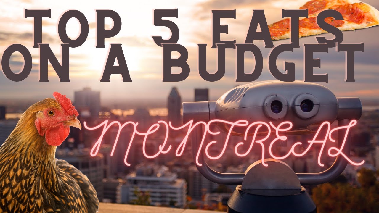 Top Five Restaurants In Montreal | Top 5 Eats on a Budget Montreal Canada| Bagels|Pizza|Poutine