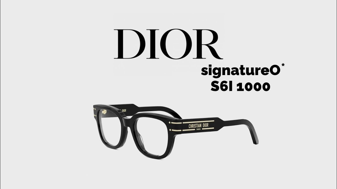 [Ba Hải Gác] Kính Dior DiorSignatureO S6I 1000 unisex - form vuông dễ mang. 