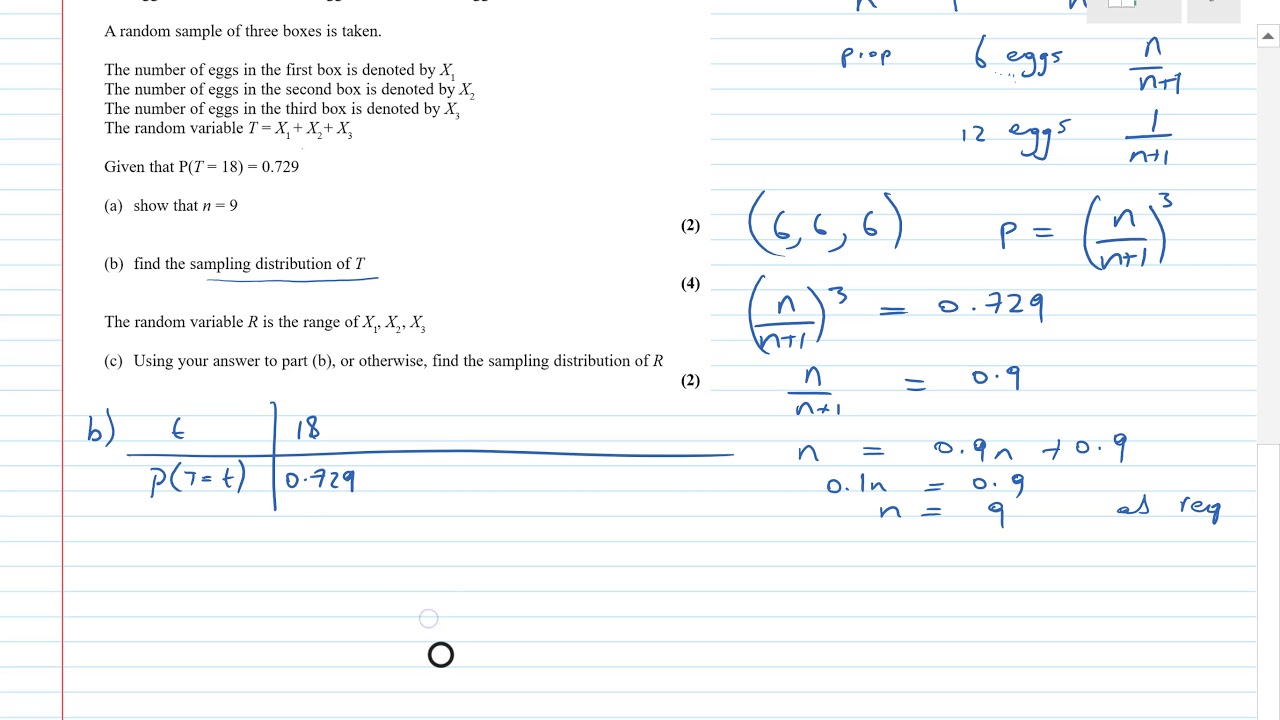 S2 IAL Edexcel Jan 18