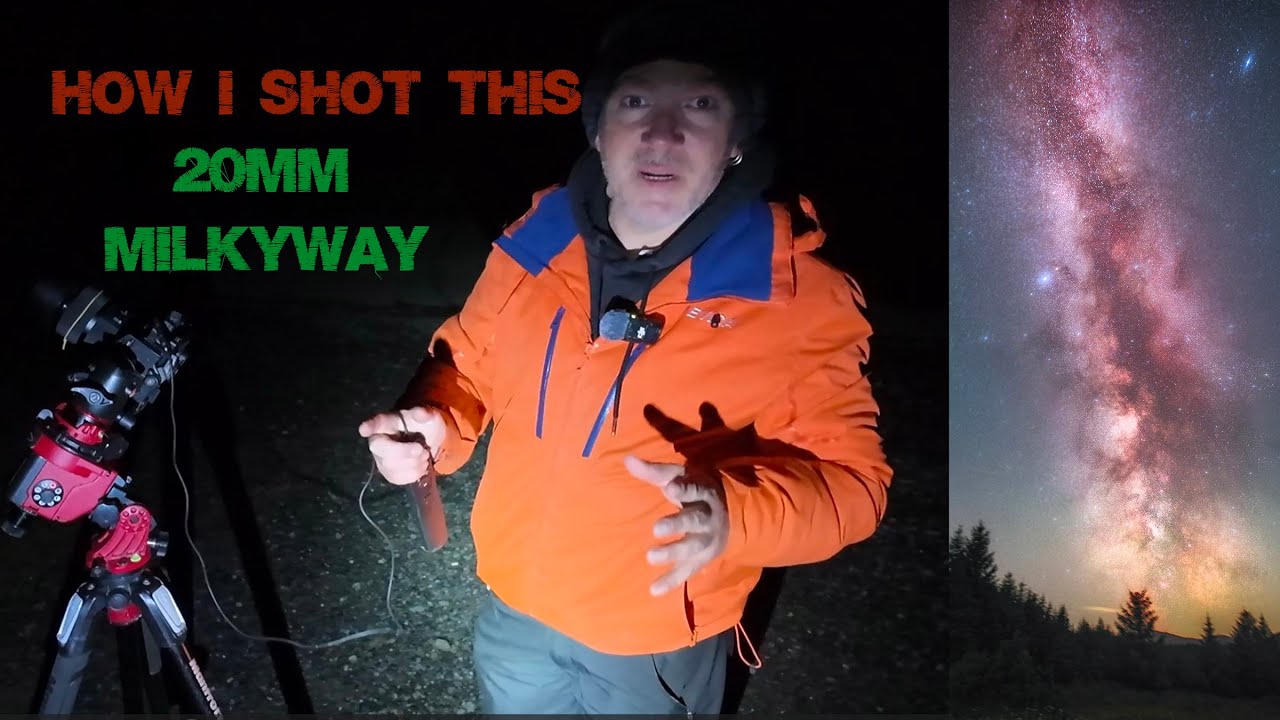Milkyway with a 20mm lens and astro mod Canon camera