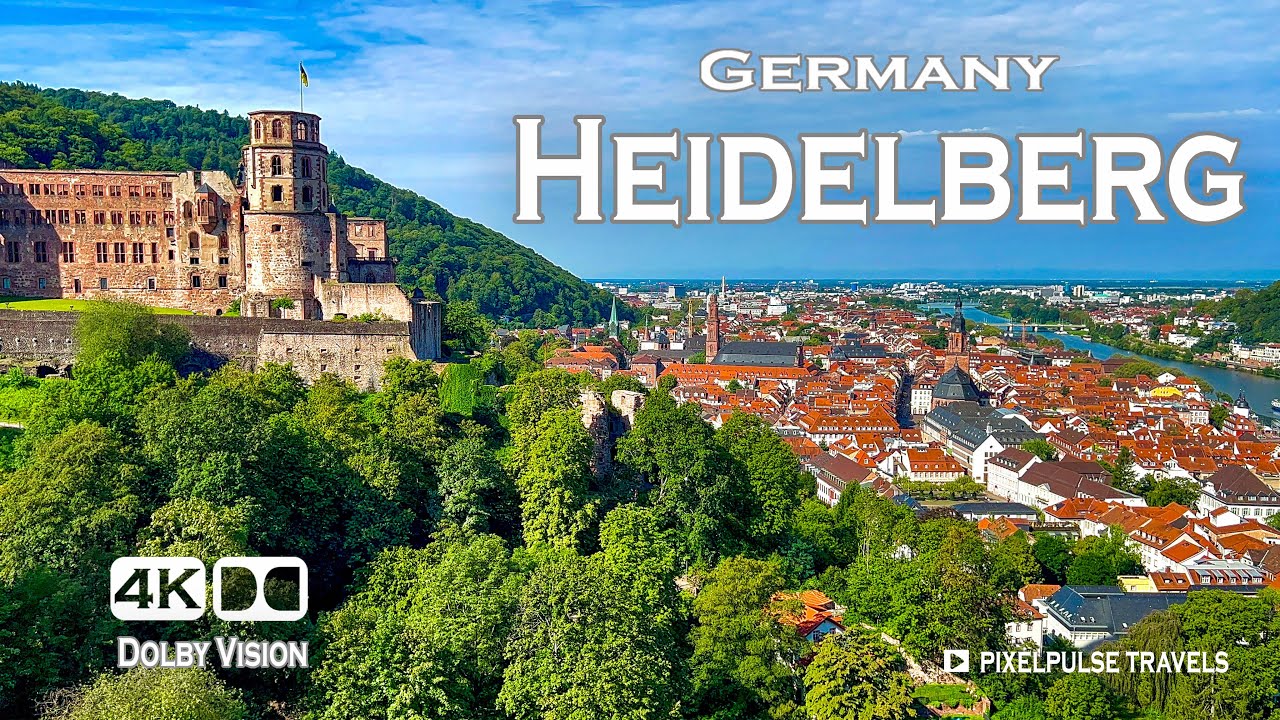 Heidelberg Walking Tour 🇩🇪 Whispers of History and Harmony | 4K ☀️ Sunny day