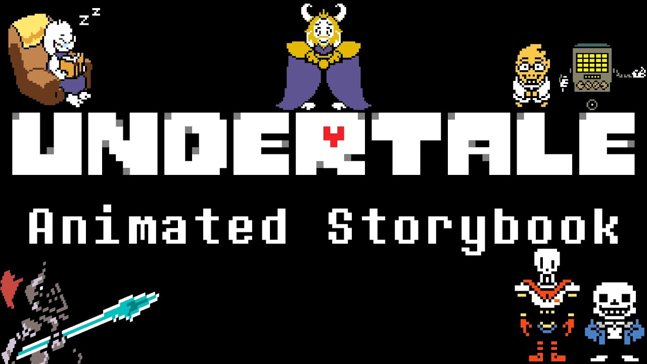 Undertale Animated Story Book (Pacifist Neutral Ending)