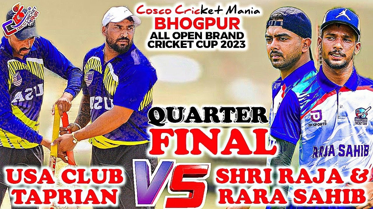 Usa Club Taprian(Sukhi & Bongo & Ravi & Matha) Vs Rara Sahib(Naag & Kannu) Cosco Cricket Mania