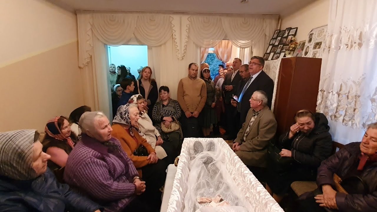 Прощальное служение в доме Владимира Ткач