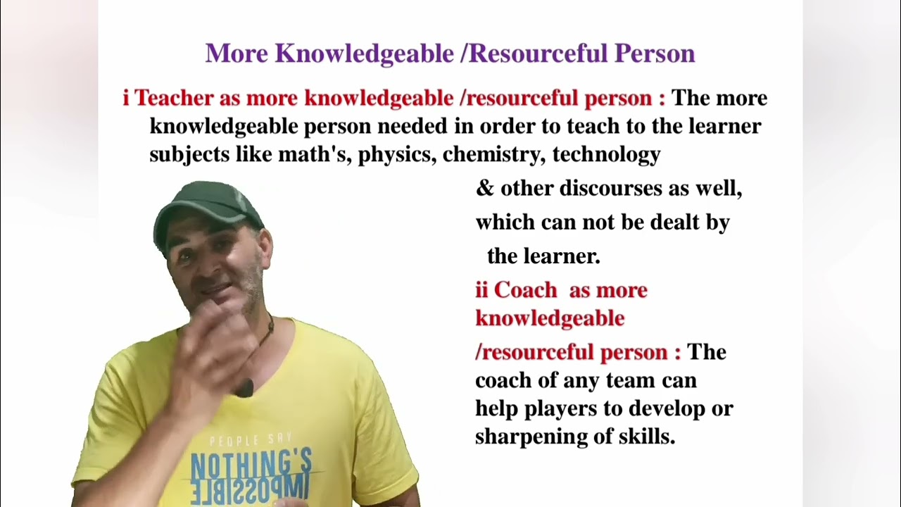 key term: List of More Knowledgeable others: Vygotsky's theory