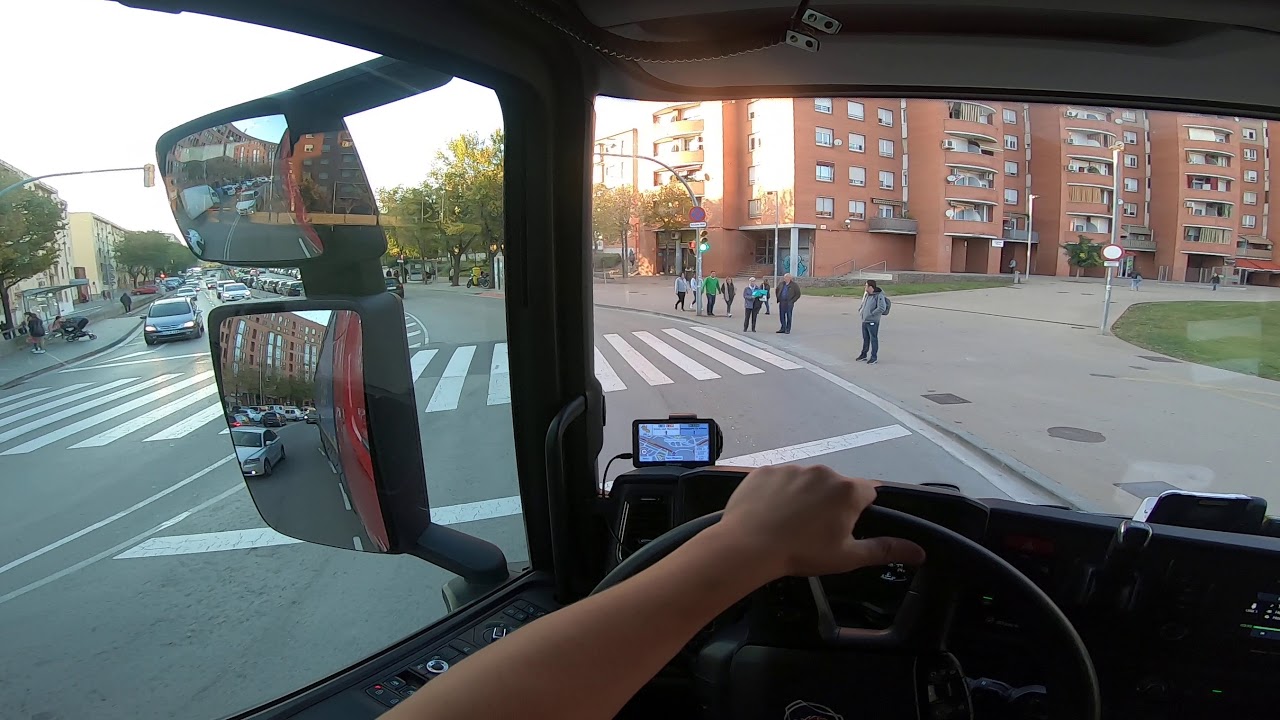 My FIRST time in Spain. POV driving Scania R450