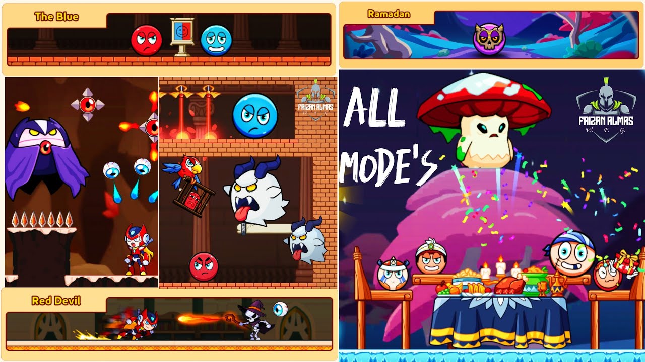 Ball V - Red Boss Challenge | All Modes New Levels | MGIF | Android Gameplay WFG