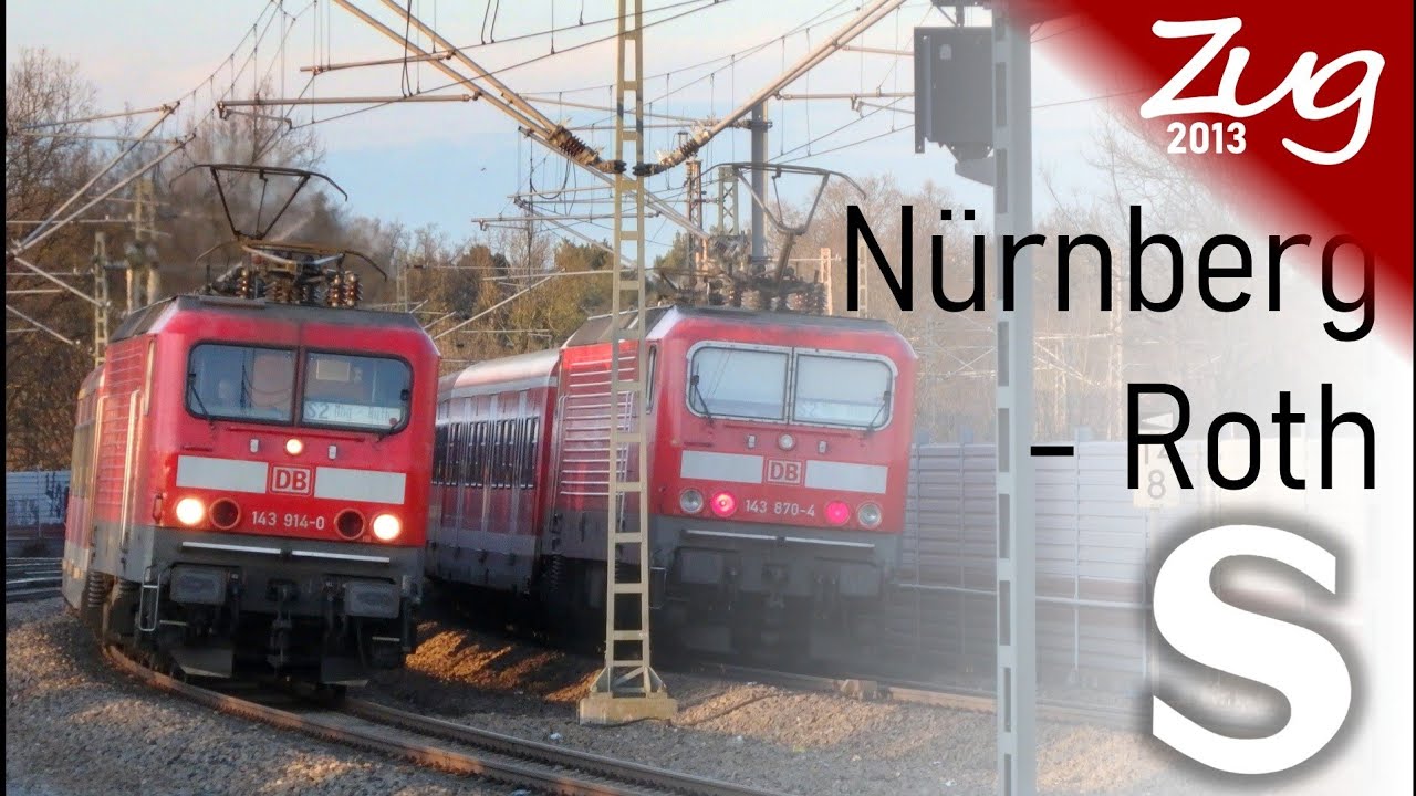 DOKU: S-Bahn Nürnberg - Roth | Mit BR143, BR141, x-Wagen, n-Wagen u.v.m.