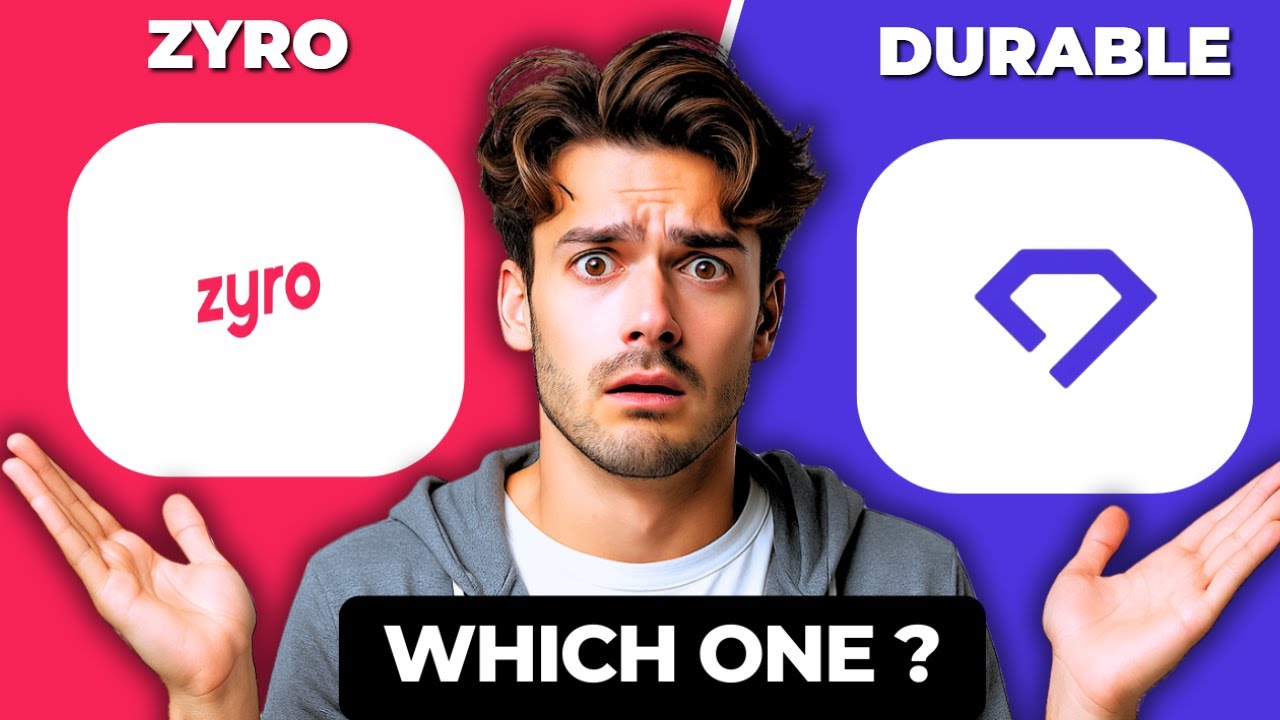 Zyro vs Durable | Best AI Website Builder for 2024
