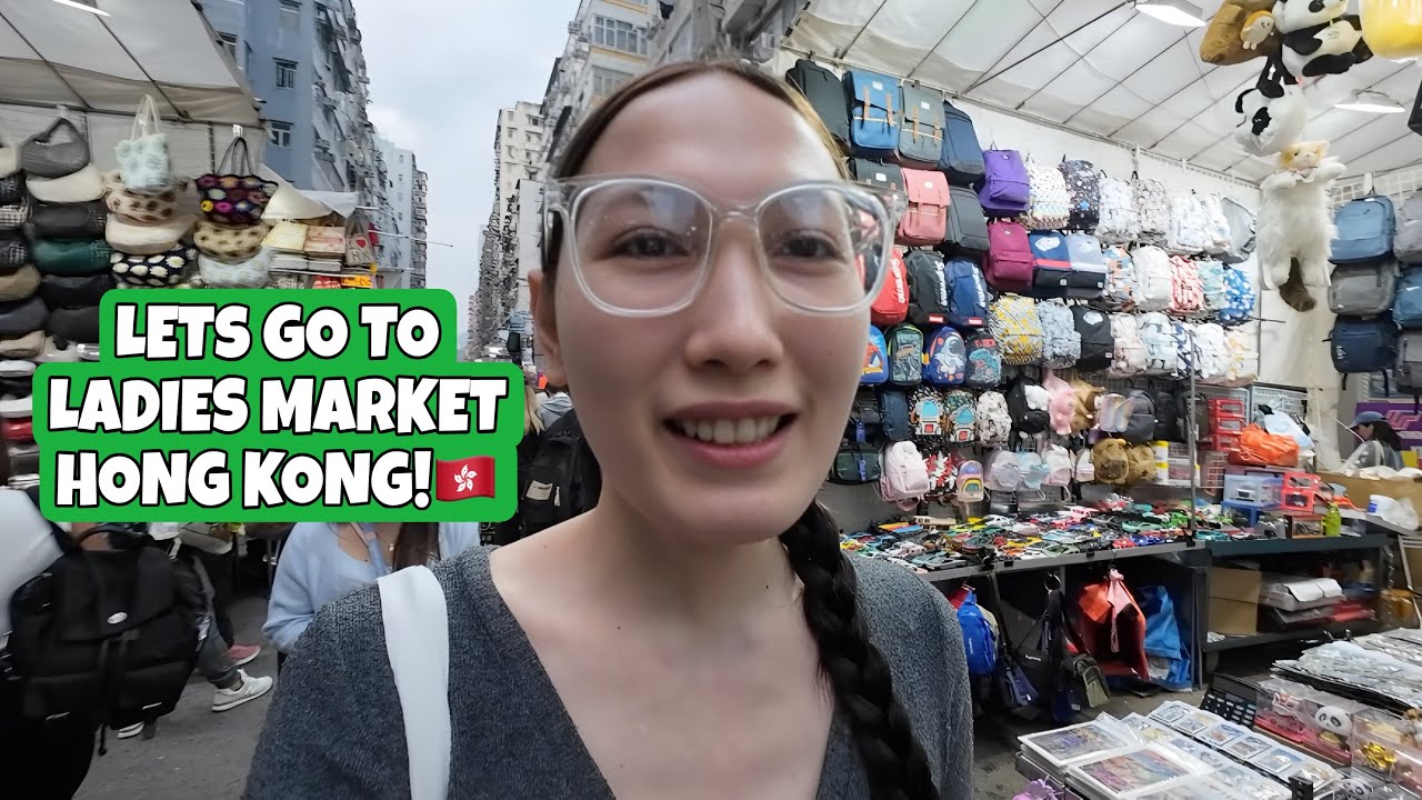 HONG KONG 2025 | THINGS YOU CAN BUY AT LADIES MARKET HONG KONG! 🇭🇰